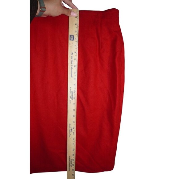 Vintage Wool Skirt Bundle - Red, Navy, Burgundy - Size 12 - Norton McNaughton, - Picture 7 of 16